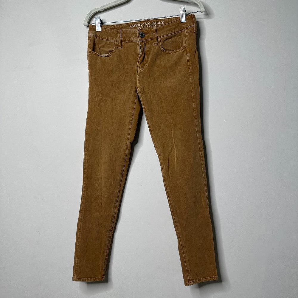 American Eagle Tan Jegging Jeans Women's 4